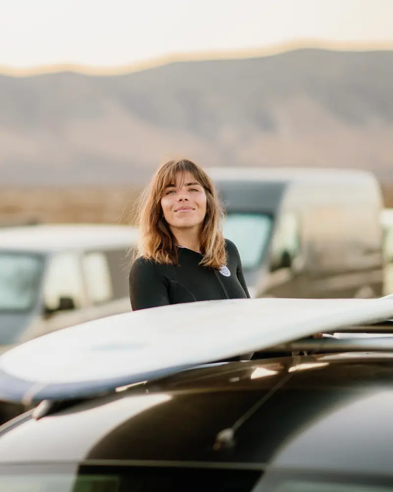 Carla, entrenadora de fuerza para surfistas